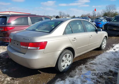 2007 Hyundai Sonata Gls from USA, damaged, VIN 5NPET46C57H275740